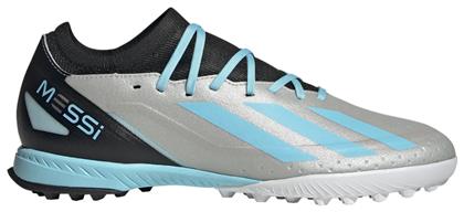 adidas X Crazyfast Messi.3 TF Χαμηλά Ποδοσφαιρικά Παπούτσια με Σχάρα Ασημί