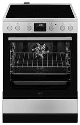 AEG Ελεύθερη με Κεραμικές Εστίες Inox 5000 Surroundcook