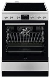 AEG Ελεύθερη με Κεραμικές Εστίες Inox 5000 Surroundcook