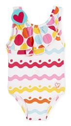 Agatha Ruiz De La Prada Παιδικό Μαγιό Ολόσωμο Λευκό