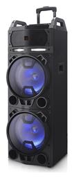 Aiwa Ηχείο Karaoke με Ασύρματο Μικρόφωνο και Εφέ Φωτισμού Earthquake σε Μαύρο Χρώμα