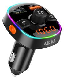Akai FM Transmitter Αυτοκινήτου με Bluetooth / MicroSD / USB