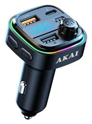 Akai FM Transmitter Αυτοκινήτου με USB / Bluetooth