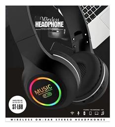 Ακουστικά Ασύρματα Bluetooth Ακουστικά Black ST-L68 - 674943 από το Filinda