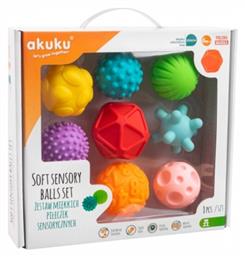 Akuku Set Sensory Balls Shapes για 6+ Μηνών