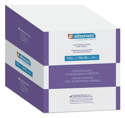 Alfashield Μη Αποστειρωμένες Γάζες 4ply Non Woven 10x10cm 100τμχ από το Pharm24