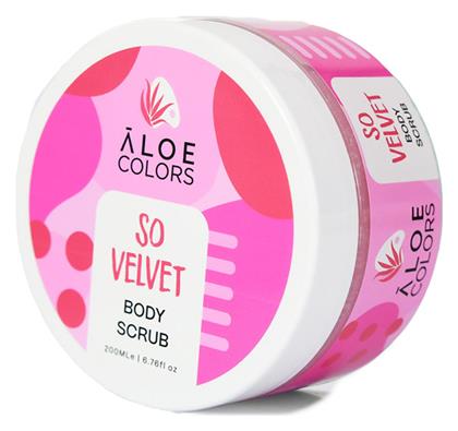 Aloe Colors So Velvet Body Scrub Σώματος 200ml