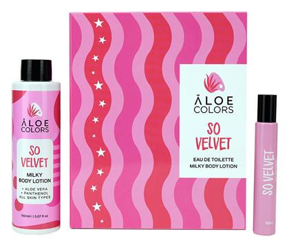 Aloe Colors So Velvet Γυναικείο Σετ με Body Lotion 2τμχ