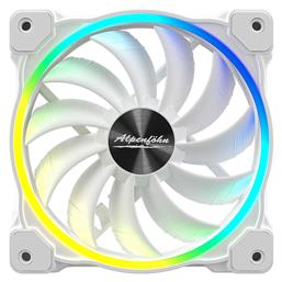 Alpenfoehn WingBoost 3 ARGB High Speed Case Fan 120mm με Σύνδεση 4-Pin PWM / 3-Pin Λευκό