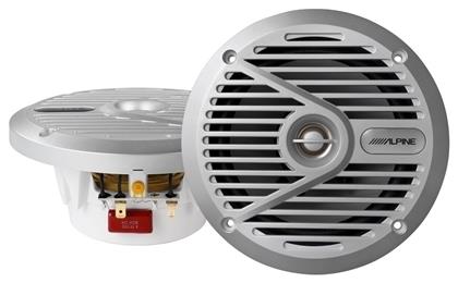 Alpine Σετ Ηχεία Σκάφους Αδιάβροχα 6.5'' με 30W RMS Ασημί