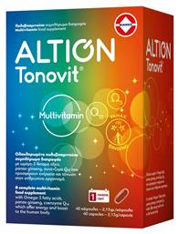 Altion Tonovit Multivitamin Βιταμίνη για Ενέργεια & Ανοσοποιητικό 40 κάψουλες