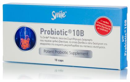 AM Health Smile Probiotic 10B με Προβιοτικά και Πρεβιοτικά 10 κάψουλες από το Pharm24