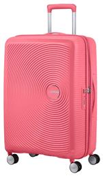 American Tourister Soundbox Spinner Expandable Μεσαία Βαλίτσα με ύψος 67cm Sun Kissed Coral από το Plus4u