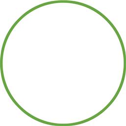 Amila Στεφάνι Ρυθμικής με Διάμετρο 70cm Πράσινο