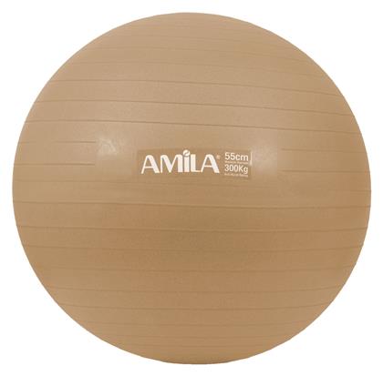 Amila Μπάλα Pilates 55cm, 1kg σε Χρυσό Χρώμα από το Outletcenter