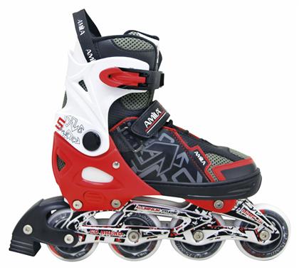 Amila Inline Αυξομειούμενα Rollers Κόκκινα Παιδικά από το Outletcenter