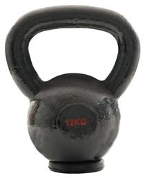 Amila Kettlebell Εμαγιέ 12kg Μαύρο