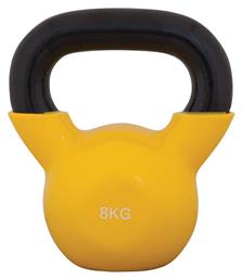 Amila Kettlebell Βινυλίου 8kg Κίτρινο