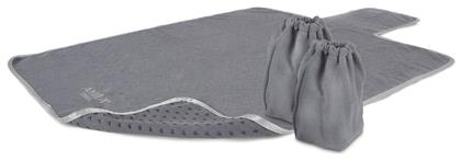 AMILA Reformer Towel Pro Πετσέτα Γυμναστηρίου με Θήκη Μεταφοράς Γκρι 58x70cm