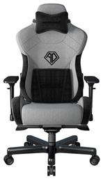 Anda Seat AD12XLLA T-Pro II Υφασμάτινη Καρέκλα Gaming Μαυρο/Γκρι