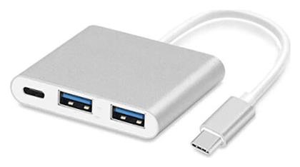 Andowl Hub με σύνδεση USB-C Λευκό