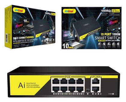 Andowl Q-JH08 Unmanaged L2 PoE από το MagicStore