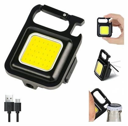 Andowl HOD-KEYCHAIN-COBLIGHT-OEM Στεγανός Επαναφορτιζόμενος Φακός Μπρελόκ LED 800lm