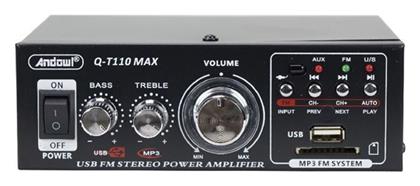 Andowl Τελικός Ενισχυτής Hi-Fi Stereo Q-T110 Max Μαύρος από το DealsShop