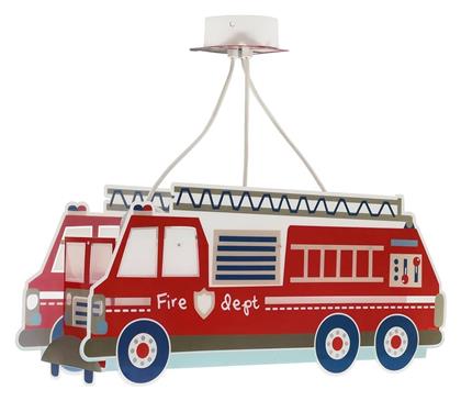 Ango Firetruck Μονόφωτο Παιδικό Φωτιστικό Κρεμαστό από Πλαστικό 240W με Υποδοχή E27 σε Κόκκινο Χρώμα 52x22cm από το 24home