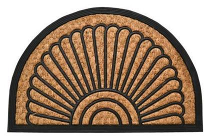 Ankor Πατάκι Εισόδου Ημικυκλικό από Κοκοφοίνικα 60x40εκ.