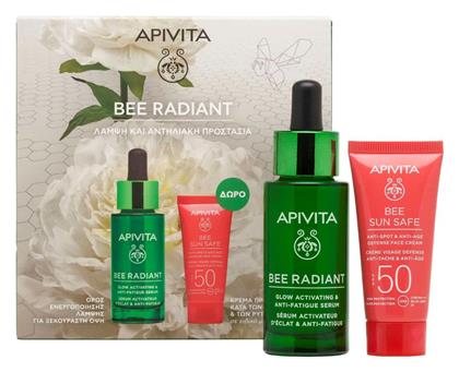 Apivita Bee Radiant Σετ Περιποίησης για Λάμψη & Αντιγήρανση με Serum & Κρέμα Προσώπου 30ml από το Pharm24