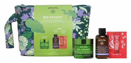 Apivita Bee Radiant Σετ Περιποίησης με Κρέμα Προσώπου για Κανονικές/Μικτές Επιδερμίδες από το Attica