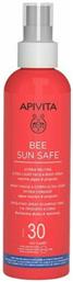 Apivita Bee Sun Safe Hydra Melting Ultra Light Αδιάβροχη Αντηλιακή Λοσιόν Προσώπου και Σώματος SPF30 σε Spray 200ml από το Pharm24