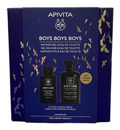 Apivita Boys Boys Boys Ανδρικό Σετ με Eau de Toilette 2τμχ