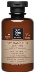 Apivita Dry Dandruff Σαμπουάν κατά της Πιτυρίδας για Ξηρά Μαλλιά 250ml