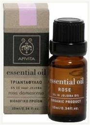 Apivita Essential Oil Rose Βιολογικό Αιθέριο Έλαιο Τριαντάφυλλο 5% σε Λάδι Jojoba 10ml