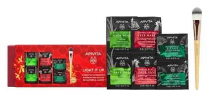 Apivita Light it Up Σετ Περιποίησης για Ενυδάτωση , Λάμψη & Καθαρισμό Προσώπου