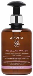 Apivita Micellar Water Καθαρισμού για Πρόσωπο & Μάτια με Τριαντάφυλλο & Μέλι 300ml