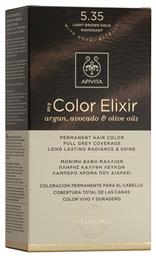 Apivita My Color Elixir 5.35 Καστανό Ανοιχτό Μελί Μαονί 125ml