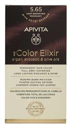 Apivita My Color Elixir 5.65 Καστανό Ανοιχτό Κόκκινο Μαονί 125ml