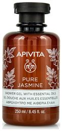 Apivita Pure Jasmine Αφρόλουτρο σε Gel με Aιθέρια Έλαια Γιασεμί 250ml