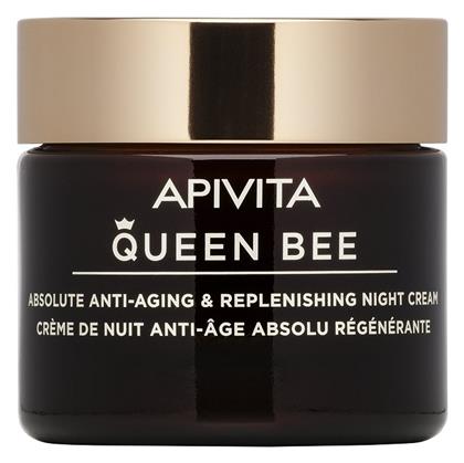 Apivita Queen Bee Absolute Anti Aging & Replenishing Κρέμα Προσώπου Νυκτός για Ενυδάτωση, Αντιγήρανση & Σύσφιξη 50ml από το Pharm24