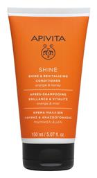 Apivita Shine Conditioner Ενυδάτωσης για Όλους τους Τύπους Μαλλιών 150ml