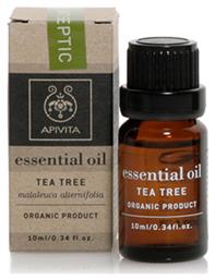 Apivita Tea Tree Essential Oil Βιολογικό Αιθέριο Έλαιο Tea Tree 10ml