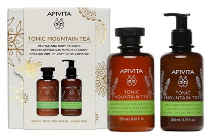 Apivita Tonic Mountain Tea Σετ Περιποίησης για Ενυδάτωση & Καθαρισμό Σώματος