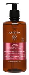 Apivita Women Tonic Hippophae TC & Laurel Σαμπουάν κατά της Τριχόπτωσης για Εύθραυστα Μαλλιά 500ml