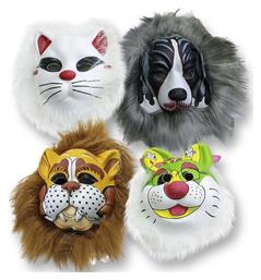 Αποκριάτικη Μάσκα Προσώπου Άγρια Ζώα