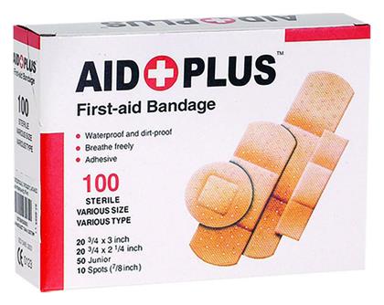 Αποστειρωμένο Αυτοκόλλητο Επίθεμα Aid Plus First Aid Bandage Sterile 1τμχ