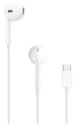 Apple EarPods MTJY3 Handsfree Ακουστικά με Βύσμα USB-C Λευκό