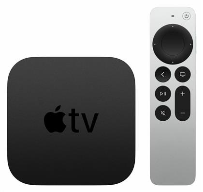 Apple TV Box TV HD Full HD με WiFi και 32GB Αποθηκευτικό Χώρο με Λειτουργικό tvOS και Siri